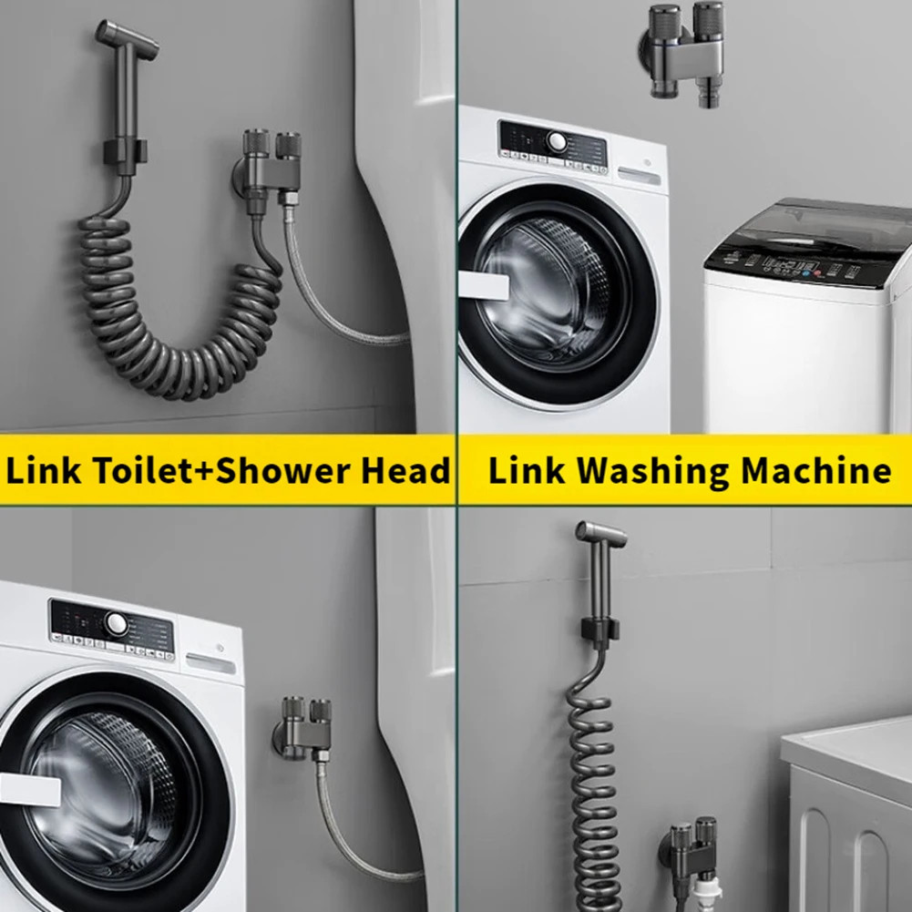 🚚ท้องถิ่น🚚 G1/2 มัลติฟังก์ชั่น สต๊อปวาล์ว แบบ 3 ทางน้ำออกวาล์วน้ำโลหะมัลติฟังก์ชั่นเหมาะสำหรับห้องน้ำและเครื่องซักผ้า - รูปที่ 3