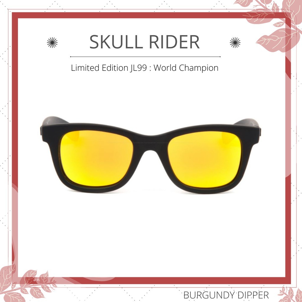 แว่นกันแดด Skull Rider Limited Edition JL99 : World Champion