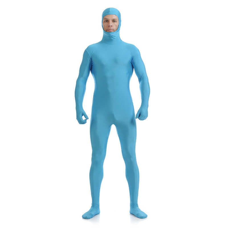 ❤ มาใหม่เต็มตัว Zentai ชุดฮาโลวีนบุรุษชั้นที่