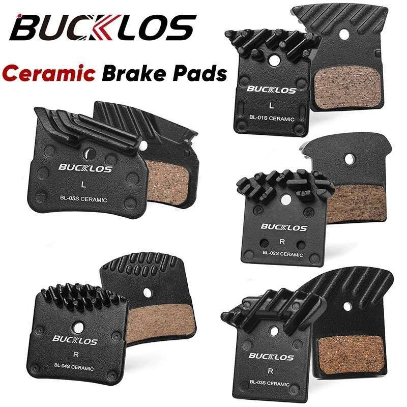 BUCKLOS MTB เบรคไฮดรอลิกเซรามิค Pads แผนที่จักรยานเสือภูเขาเบรค Pad จักรยานเบรค Pad fit สําหรับ Shim