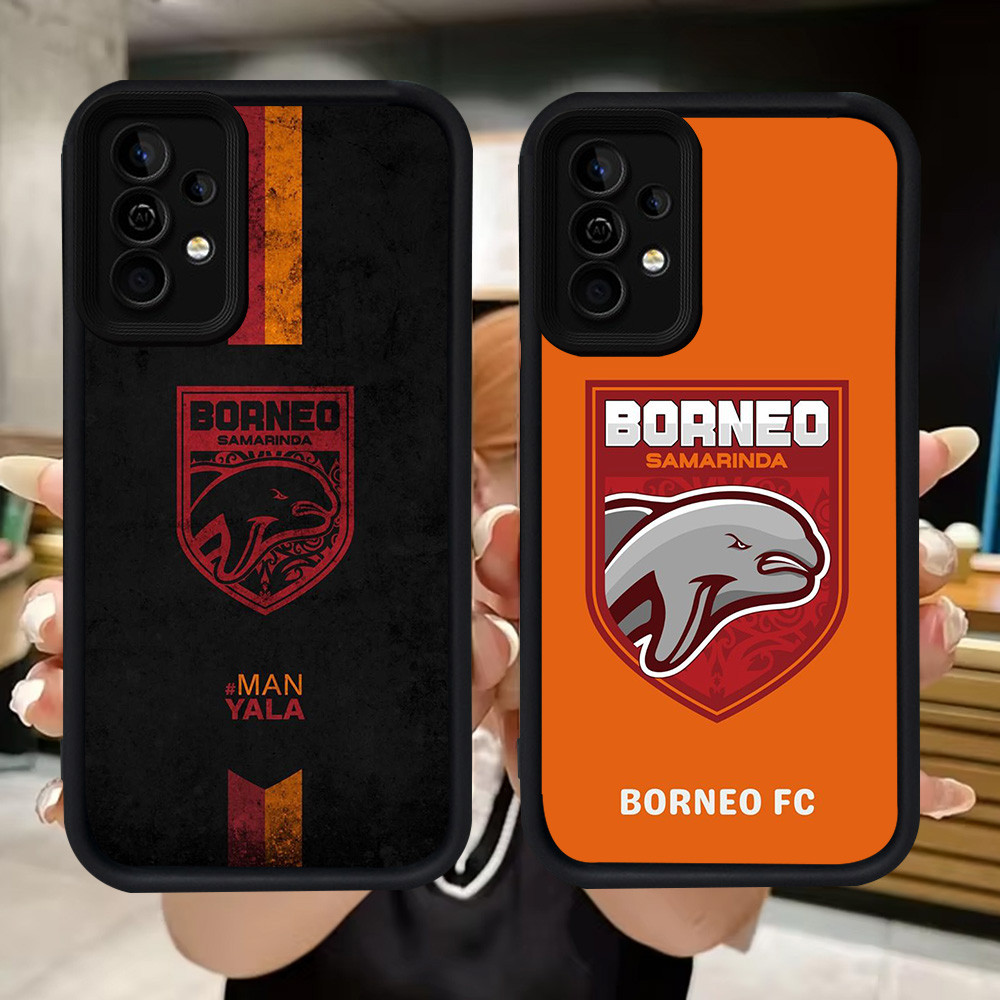 Q85 Borneo FC soft Casing สําหรับ Samsung A34 A55 A54 A36 A15 A35 S25 Ultra A16 A24 A05S A25 A56 A04