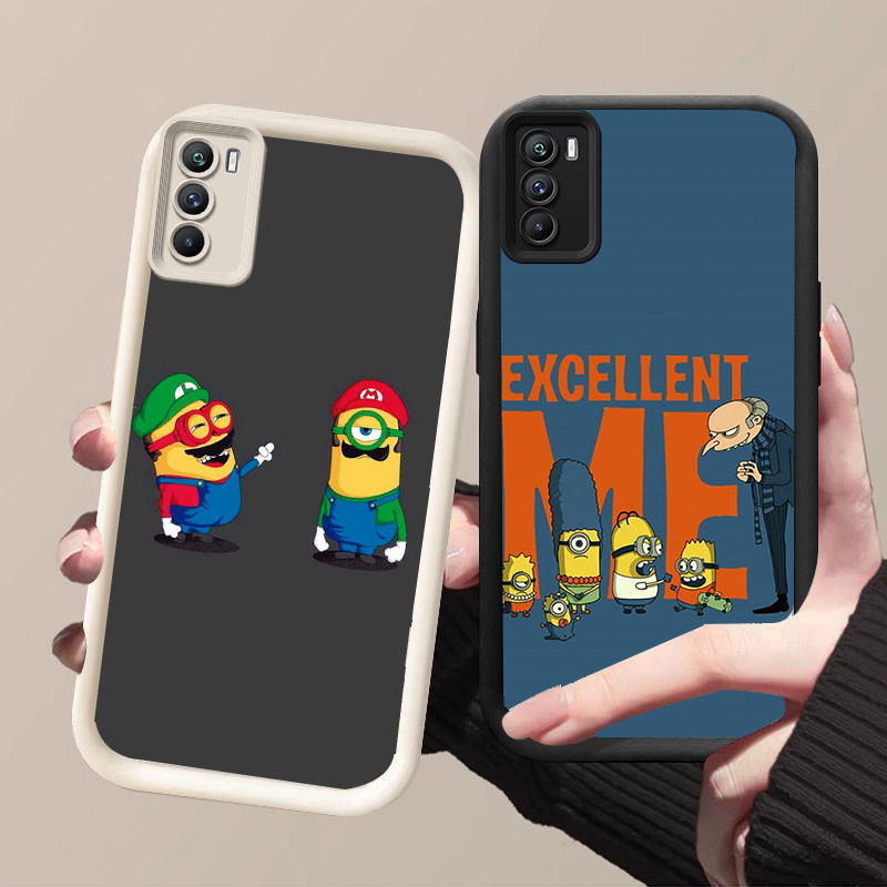 YZ-123 Minions กันกระแทกสําหรับ OPPO Realme C17 A11S 7I A53 A54S A33 C75 A16 A16s A53S 2020 4G