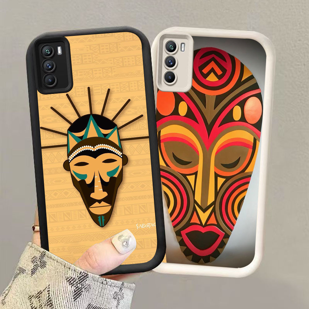 YZ-93 อินโดนีเซียบุคลิกภาพหน้ากากกันกระแทกสําหรับ OPPO Realme C17 A11S 7I A53 A54S A33 C75 A16 A16s 