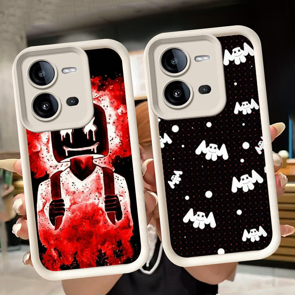 ปลอกอ่อนสําหรับ VIVO Y33 Y200 Y51A Y51 Y51S V25 V23E V25E V50 V23 Y53s Y75 Y31 5G V50 Lite สีขาว Q2 