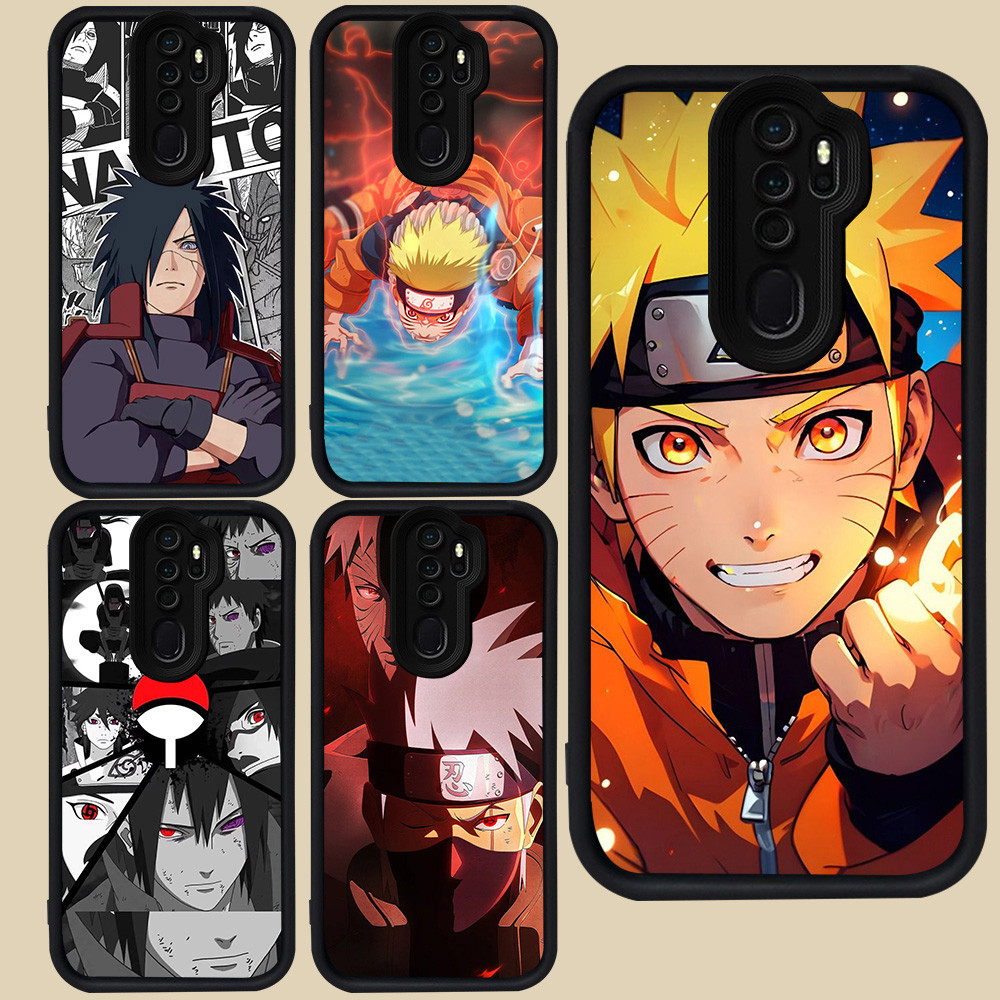 เคสสีดําสําหรับ OPPO A5 A37 A39 A9 2020 A83 Reno 2F F11 2Z Pro R100 Naruto Super