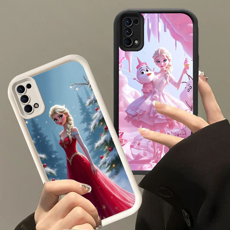 YZ-89Princess Elsa on the run Cool Casing สําหรับ OPPO Realme Reno Find Narzo X3 N63 C65 N53 4 6 5 L