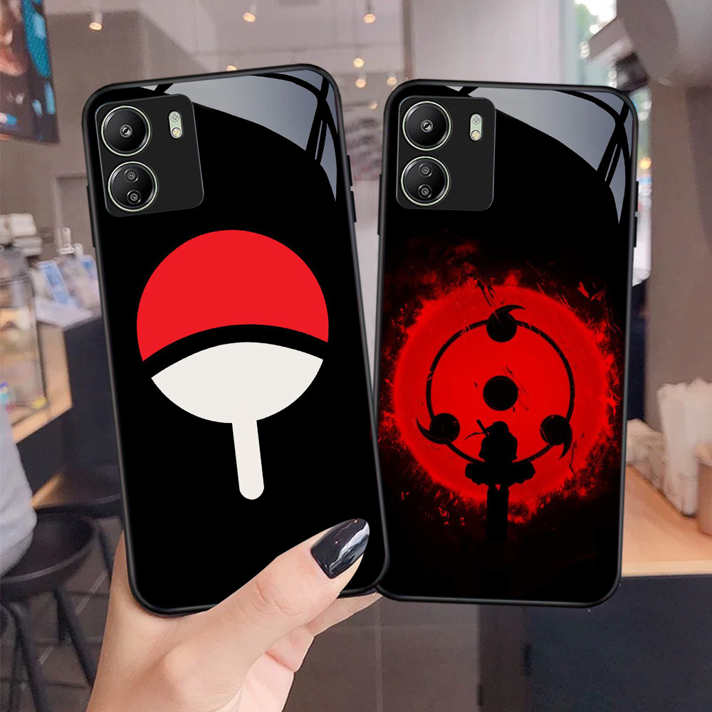 NC-98 U-Uchiha Itachis Kaca Glass Case สําหรับ Xiaomi Redmi 13C A1 A2 หมายเหตุ 13 Pro Plus Poco C65 
