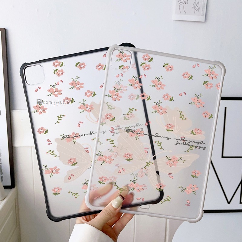 เคสแท็บเล็ต iPad Mini 6 A2567 A2568 A2569 ดอกไม้ตัวน้อยและผีเสื้อสวยงาม