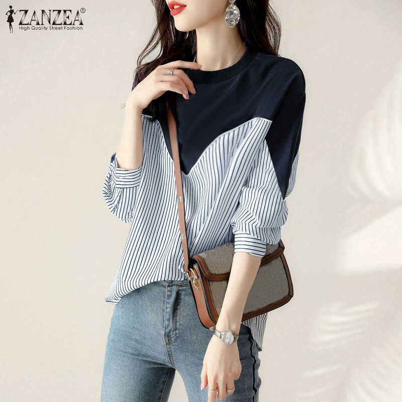 ❤ ZANZEA เสื้อมีฮู้ดของผู้หญิงสไตล์เกาหลีเสื้อลำลอง