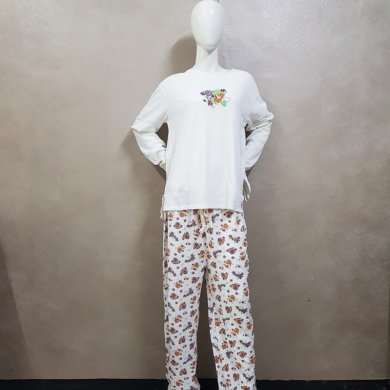 ชุดชุดนอนผู้หญิง KNIT DISNEY LADY AND THE TRAMP ORI SIZE L