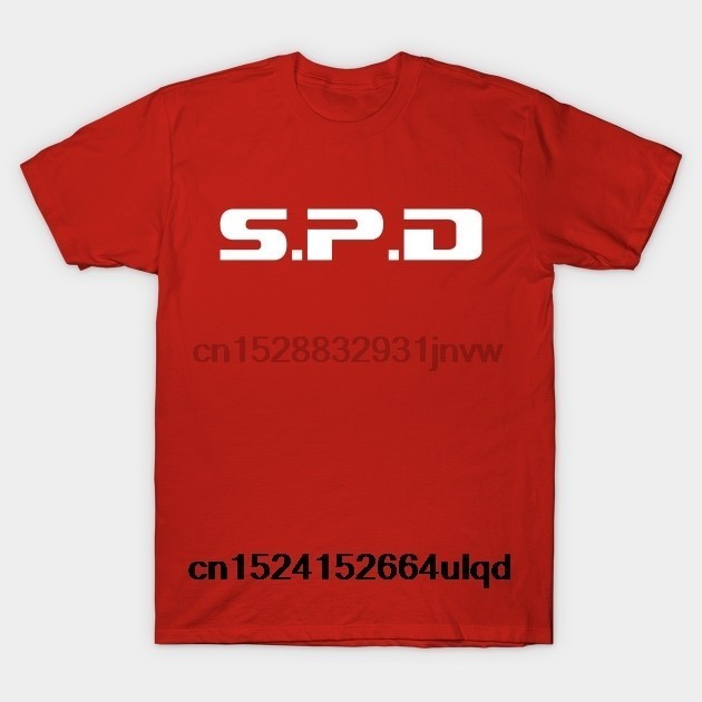 ผ้าฝ้าย 100% O-คอที่กําหนดเองพิมพ์เสื้อยืดผู้ชายเสื้อยืด SPD ฉุกเฉิน! - เสื้อยืดผู้ชาย Dekaranger