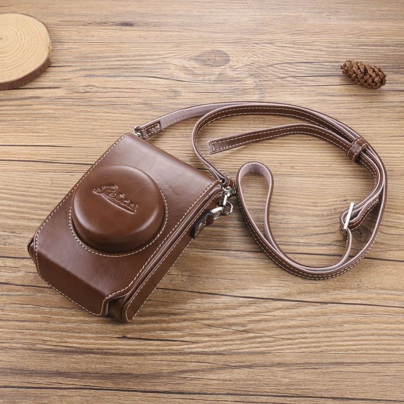 [อุปกรณ์เสริมกล้องทันที] [ไม่ใช่กล้องทันที] เหมาะสําหรับ Leica D-LUX7DLUX8 Leather Case D-LUX Camera Bag C-LUXsofort2 Instant Camera DLUX6