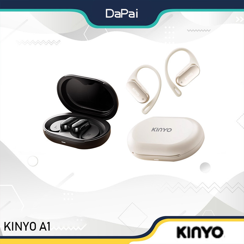 KINYO A1 Bluetooth Earphones Hanging Ear Air Bone Conduction Non In Ear Open Wireless Sports Ultra