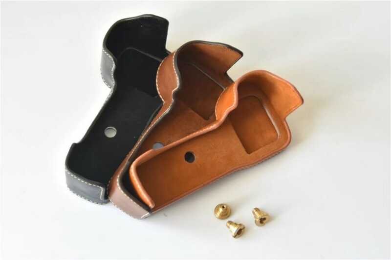 Δ กระเป๋าหนังหุ้มหนัง PU สำหรับ Sony A7s A7k 1 A7ii A7r Mark 2 แบต