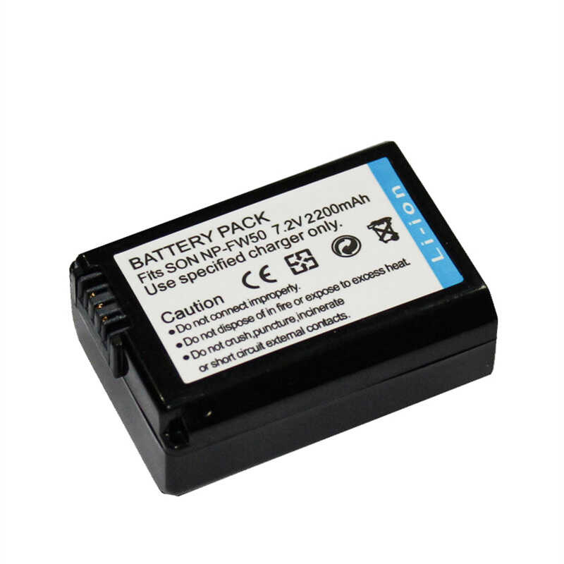 Δ สำหรับ Np-Fw50 Np Fw50 แบตเตอรี่กล้องสำหรับ Sony Alpha A6500 A6300