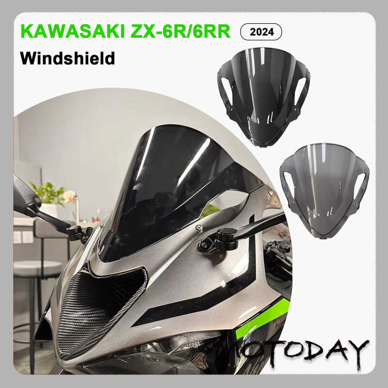 々 กระจกรถจักรยานยนต์ สำหรับนินจาคาวาซากิ Zx-6R Zx-6Rr 2024