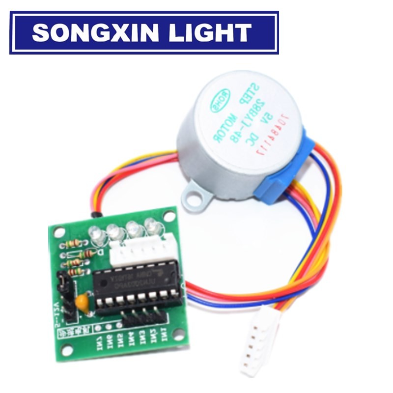 1LOTS 28BYJ-48-5V 4 เฟส Stepper Motor + Driver Board ULN2003 สําหรับ Arduino 1 x Stepper มอเตอร์ +1x