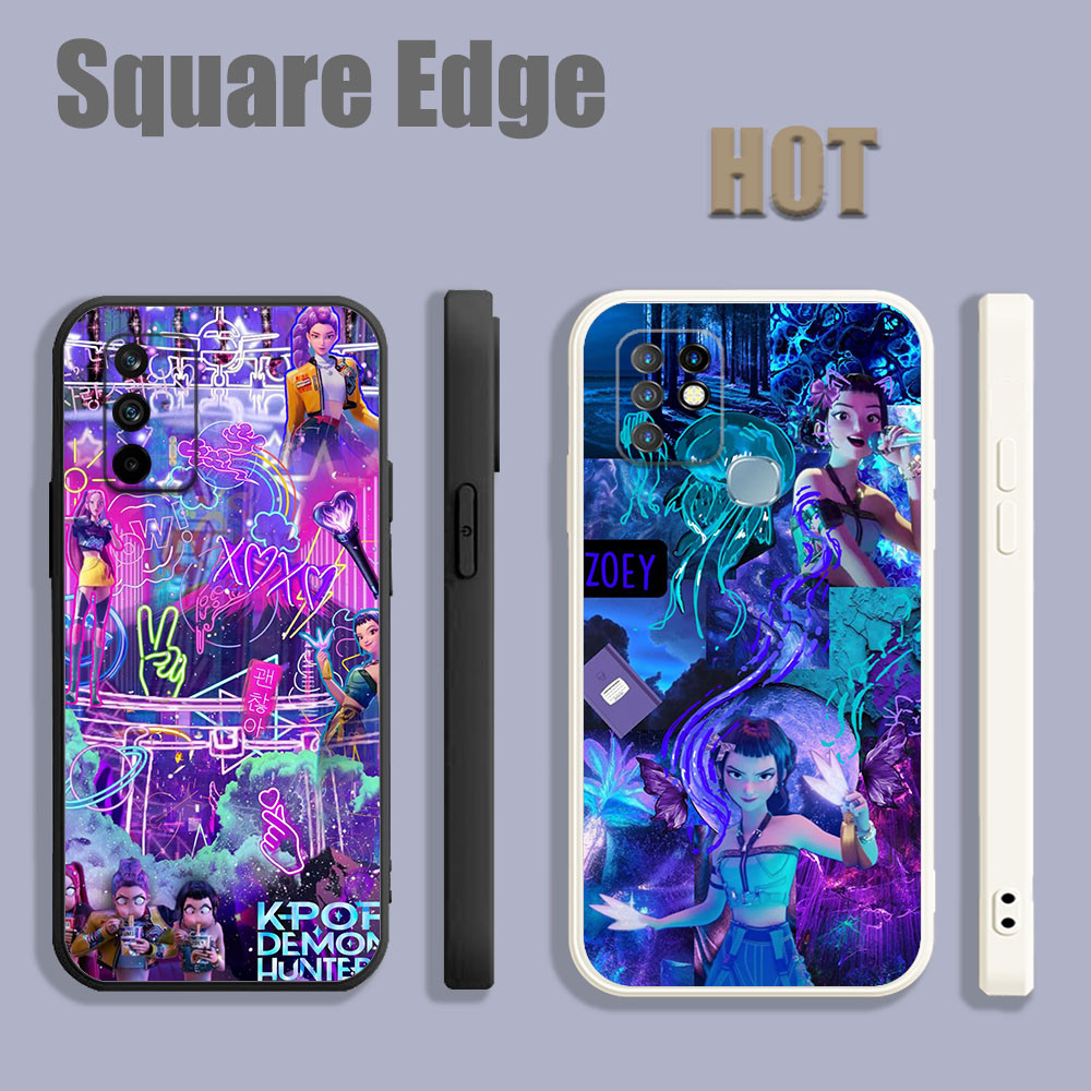 ปลอกสําหรับ Tecno Camon 18 18P 18T Spark Go 2022 kpop นักล่าปีศาจ Zoey จาก kdh FXP11 เคสโทรศัพท์ขอบส