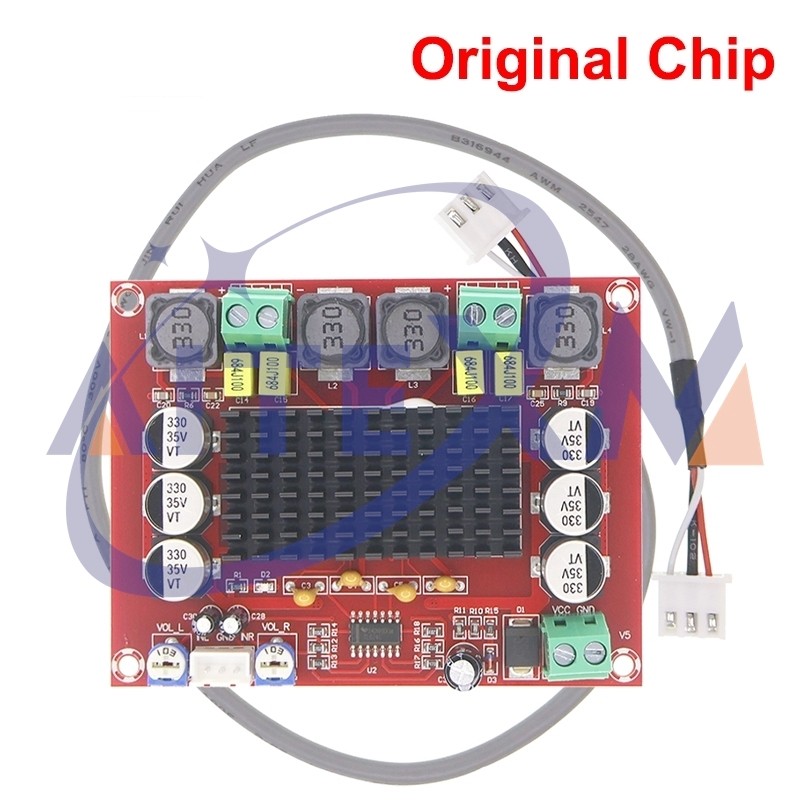 ชิปเดิม TPA3116 D2 XH-M543 12V 24V 120W * 2 Dual Channel Digital Power Audio Amplifier Board 120W X2 TPA3116D2