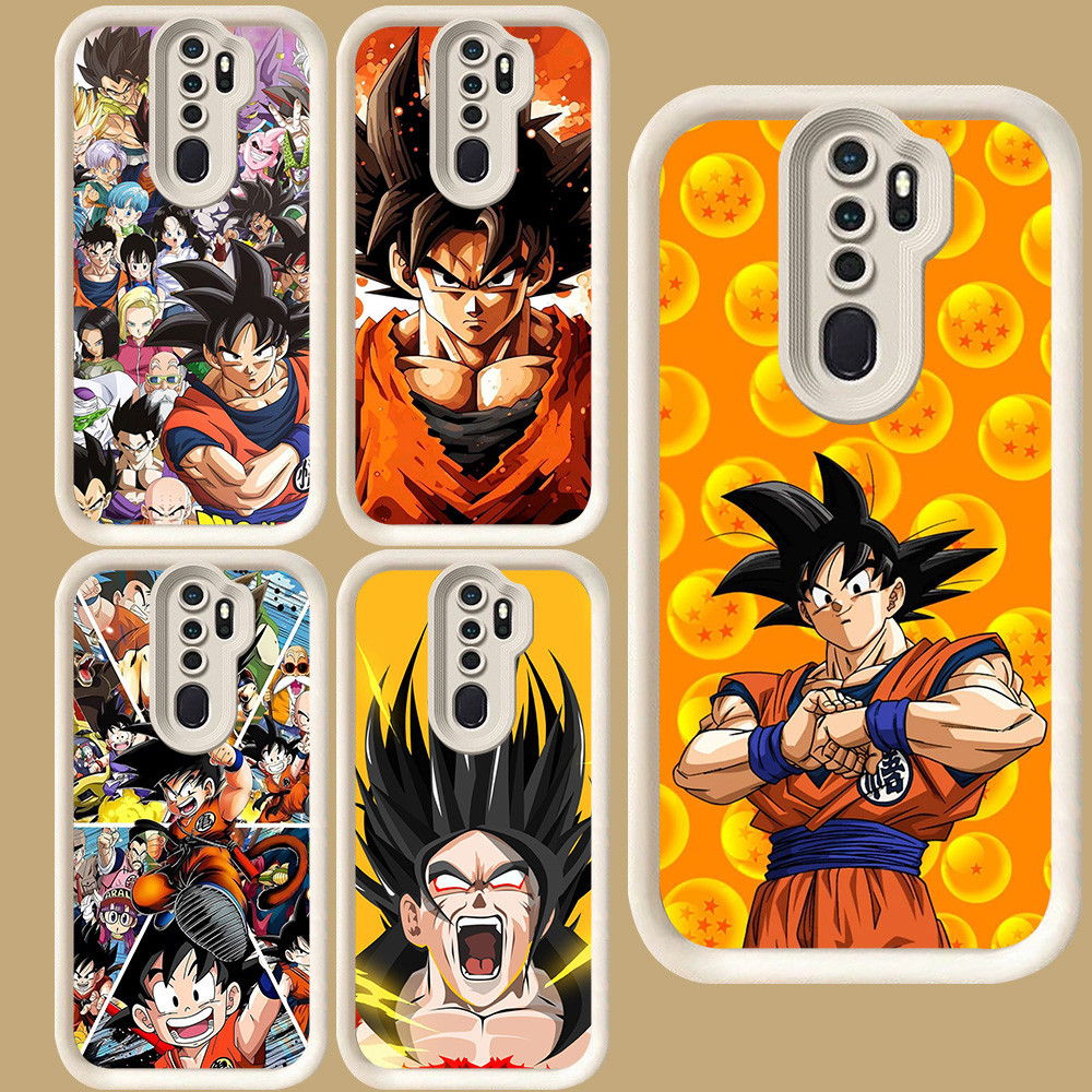 R71 Dragon Ball ZปลอกสําหรับOPPO F11 A83 A37 2F A39 Reno 2Z A9 A5 2020 Proสีขาว