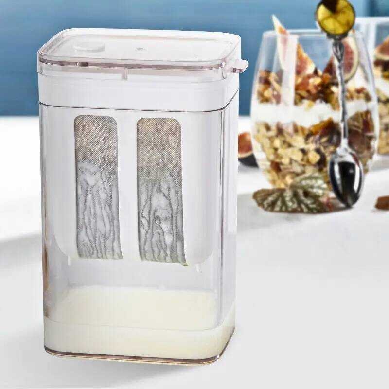 1800Ml Yogurt Filter Greek Yogurt Strainer Food Strainer Storage Container Whey Separation Cheee To