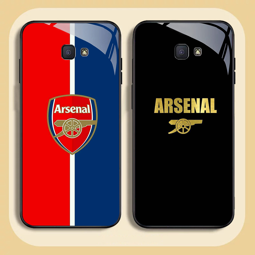 NC-4 Arsenal Glass Case สําหรับ Samsung J7 Prime J6 J4 Core Pro Plus หมายเหตุ 9