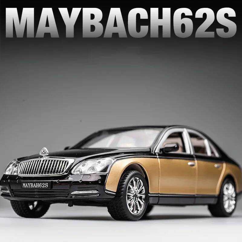 1:24 Maybach 62S S650โมเดลรถยนต์อัลลอยด์ของเล่นนพาหนะของเล่นรถของเล่นโลหะของสะสมของเล่นสำหรับเด็กขอ
