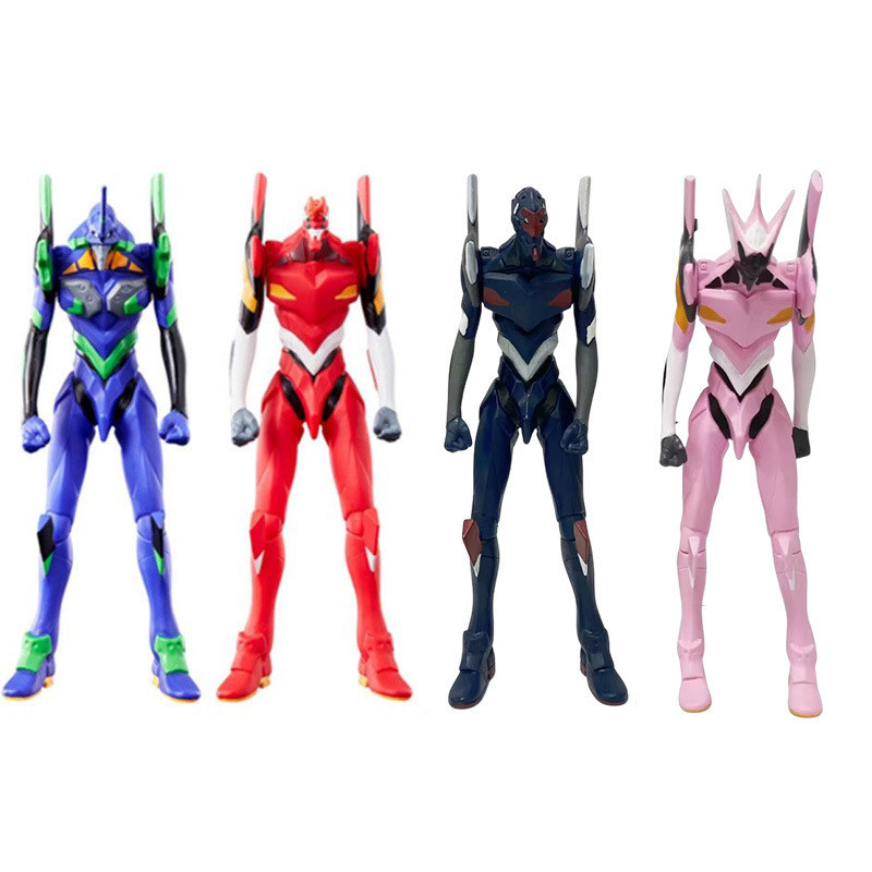 Eva No. 2 นักรบครั้งแรก Red Blue Joint Standing Model Script Script