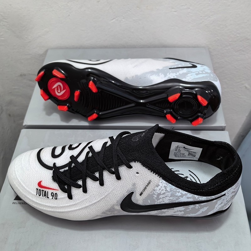Kasut Bola Sepak Niike Phantom GX Elite DF Link FG กีฬากลางแจ้งฟุตบอลบูตถักระบายอากาศ COD Size39-45 ฟุตบอล