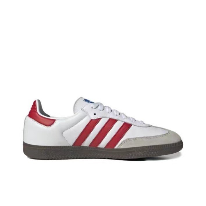 Adidas Samba Og White Red IG1025 แท้100% มีของพร้อมส่ง (แถมฟรี ถุงเท้า Nike 1คู่)