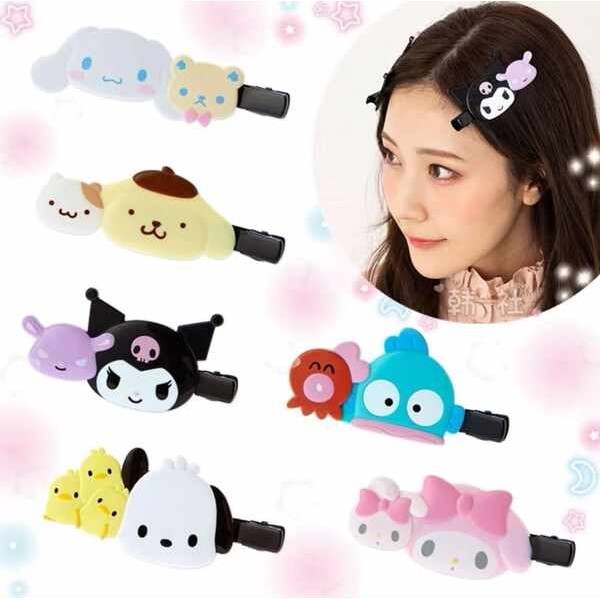 กิ๊บติดผม sanrio กิ๊บ sanrio พร้อมส่งของญี่ปุ่น Sanrio Sanrio กิ๊บติดผมหน้าม้าไร้รอยต่อกิ๊บติดผมการ