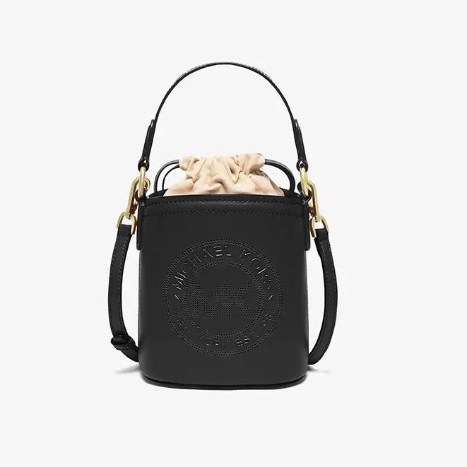 ♞กระเป๋า michael kors แท้ Aidy กระเป๋าทรงถัง MK crossbody bag เล็ก mnj