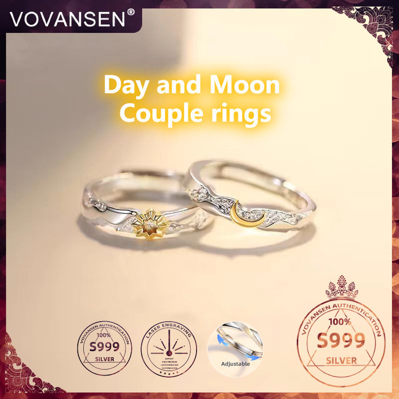 240611-2VOVANSEN 100% S999 แหวนเงินคู่ปรับ, S999 cincin,ที่กําหนดเองเลเซอร์แกะสลักแหวน Jewellery หญ