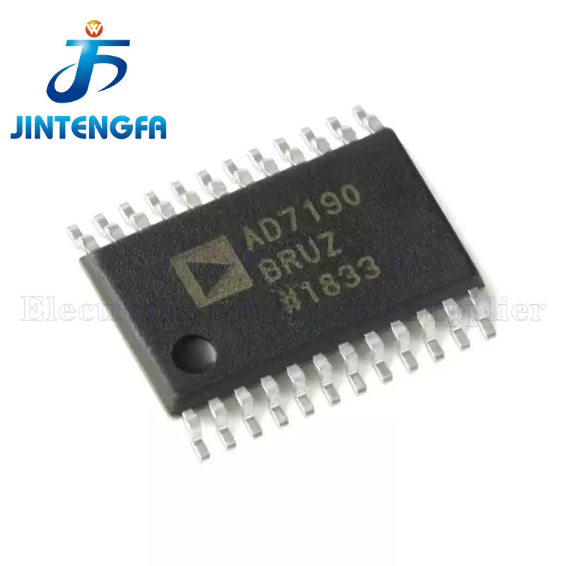 AD7190 AD7190BRU AD7190BRUZ AD7190BRUZ-REEL TSSOP-24 Analog To Digital Converters - ADC 2ch UltraLow
