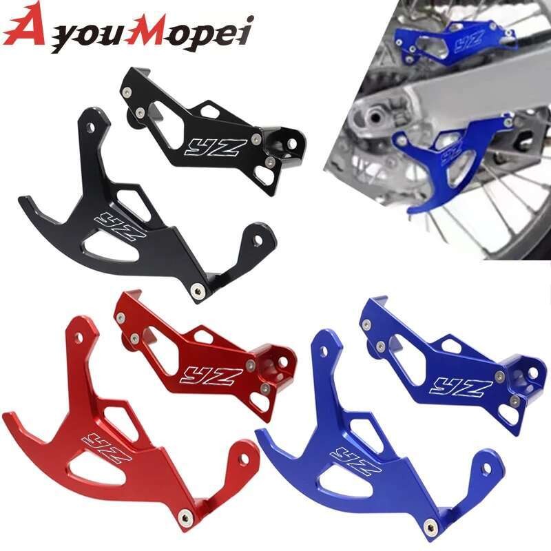 รถจักรยานยนต์ YZ CNC ด้านหลังเบรค Caliper Guard สําหรับ YAMAHA YZ250 YZ250X YZ250F YZ250FX YZ 250 25