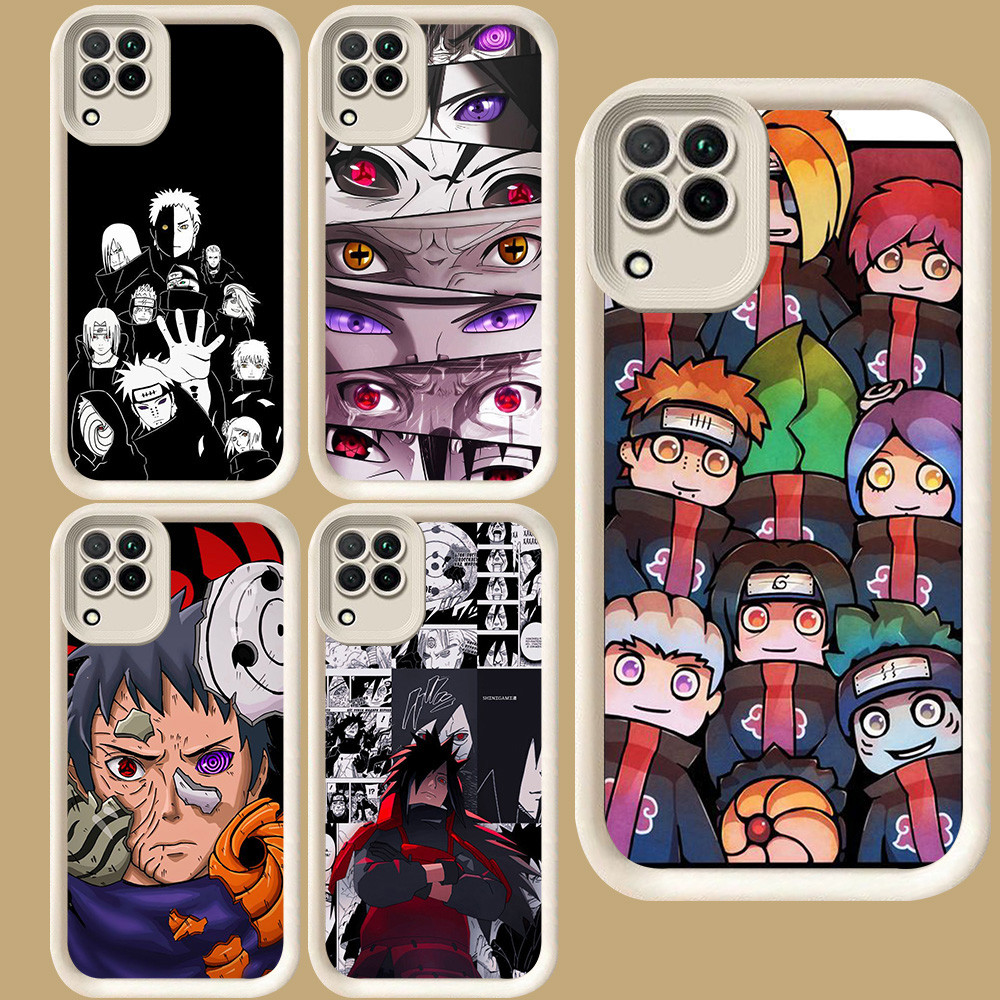 SAMSUNG R58 Super AkatsukiปลอกสําหรับSamsung A12 A06 F04 M04 A05 A04 A04E A22 J7 Pro J2 Prime 5Gสีขา