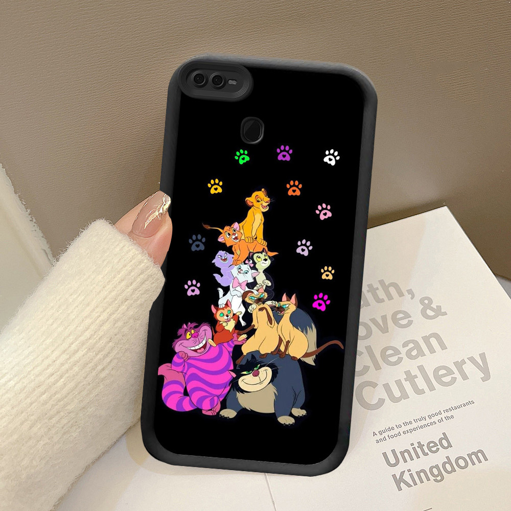 NB-26 Gato Lucifer ปลอกกันกระแทกสําหรับ OPPO A7 F7 A12s A12 F9 A5S Realme 2 Pro