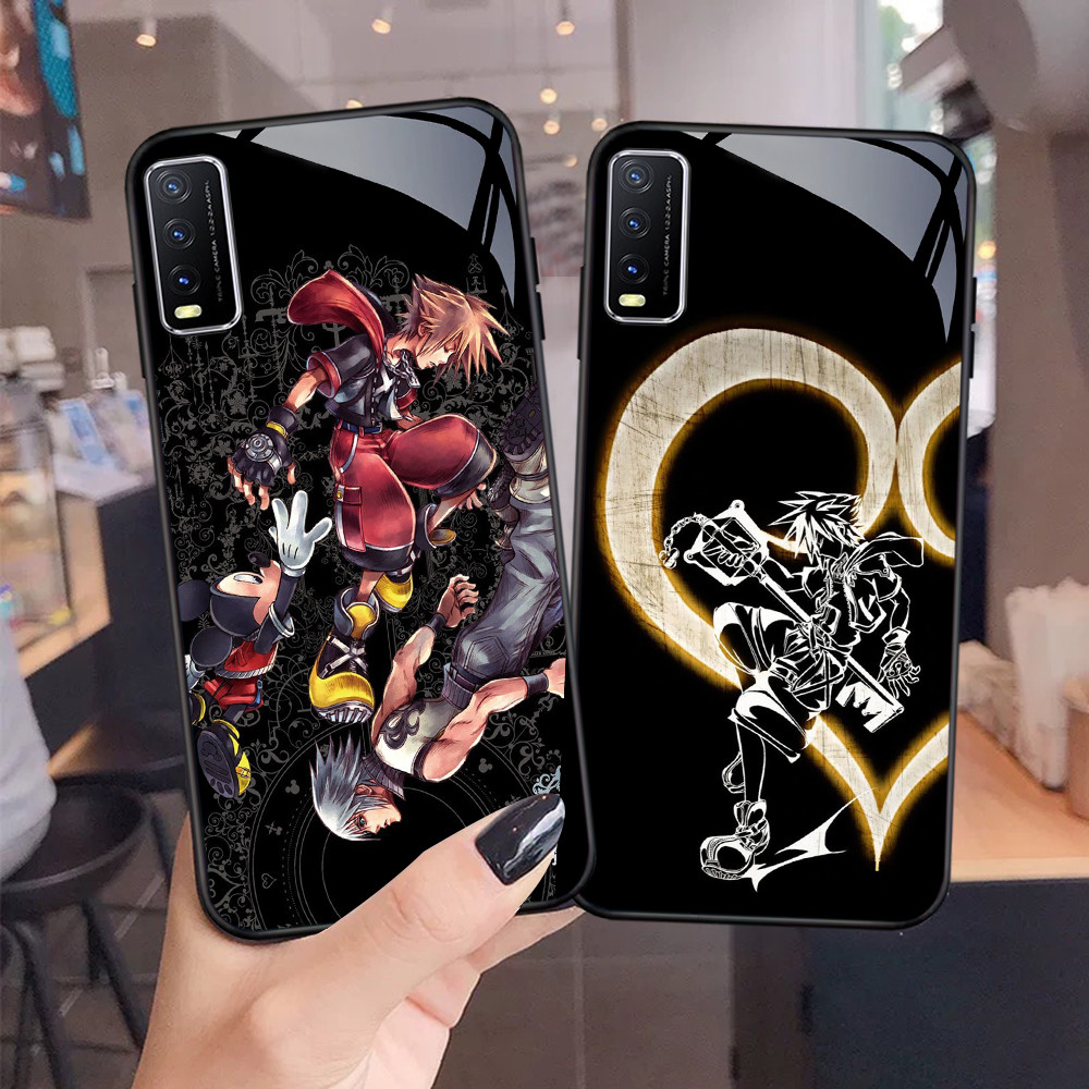 NC-43 Kingdom Hearts เคสแก้วเกมสําหรับ VIVO Y20 Y20s Y20i V15 Y50 S1 Y30 Pro