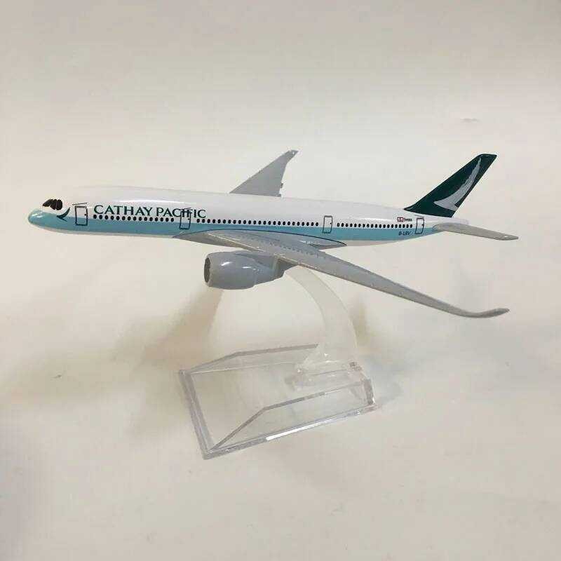16Cm Plane Model Airplane Model Cathay Pacific A350 Planes Aircraft Model Toy 1:400 Diecast Metal A