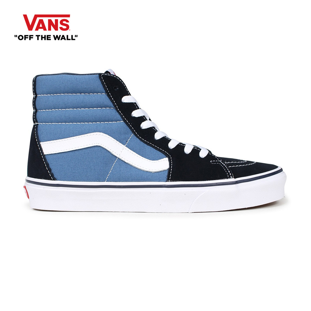 ♞,♘VANS SK8-HI NAVY รองเท้า ผ้าใบ VANS ชาย หญิง 2025