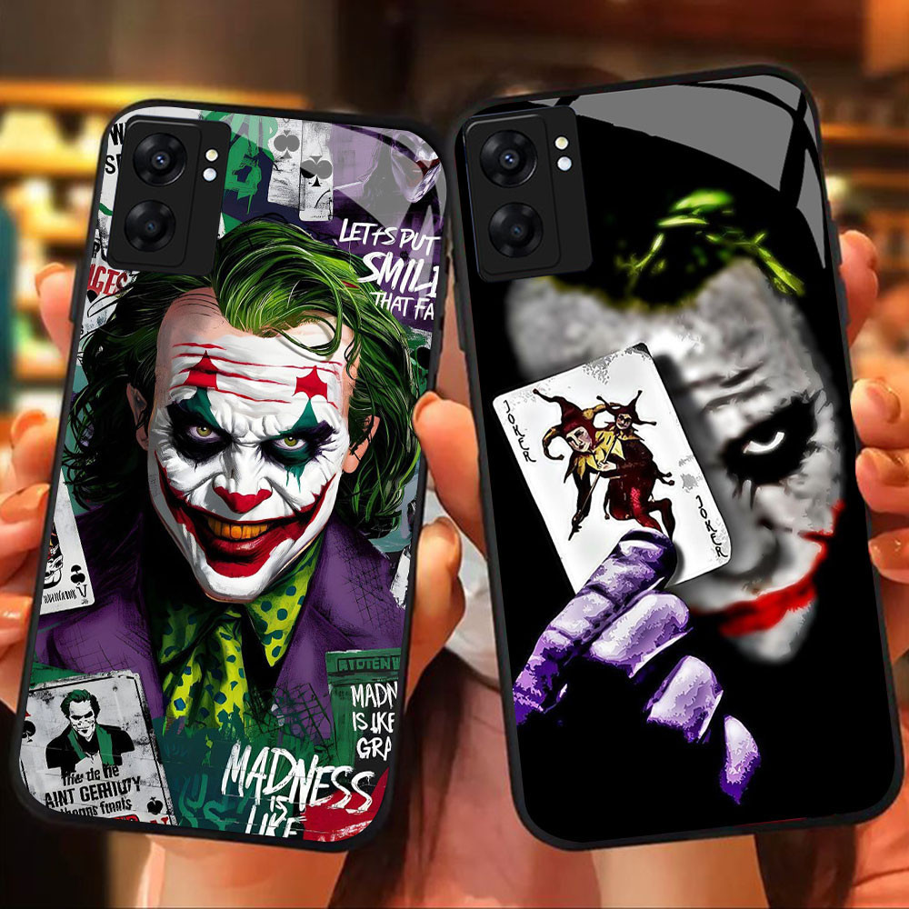 MK-34 Joke Liquid HD Glass Casing สําหรับ OPPO A57 A77S A17 A36 A77 A57S A76 A96 Realme C30S C55 C33