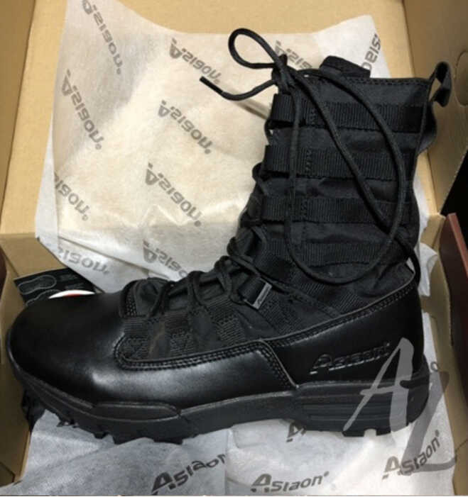 7 Top☆Asiaon 579 Cordura Fabric High Cut Tactical Boots For Outdoor Activities