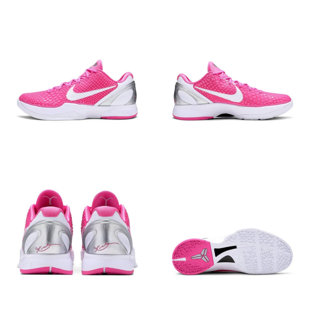 Zoom Kobe 6 รองเท ้ าบาสเก ็ ตบอลรองเท ้ าผู ้ ชาย DJ3596-600