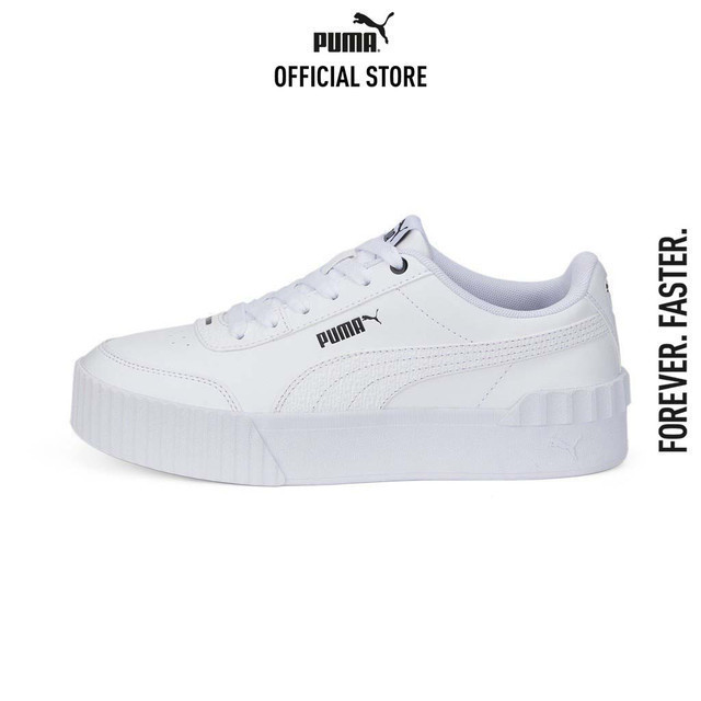 ฟิกเกอร์ PUMA BASICS - รองเท้าผ้าใบผู้หญิง Carina Lift Mono สีขาว - FTW - 38640502