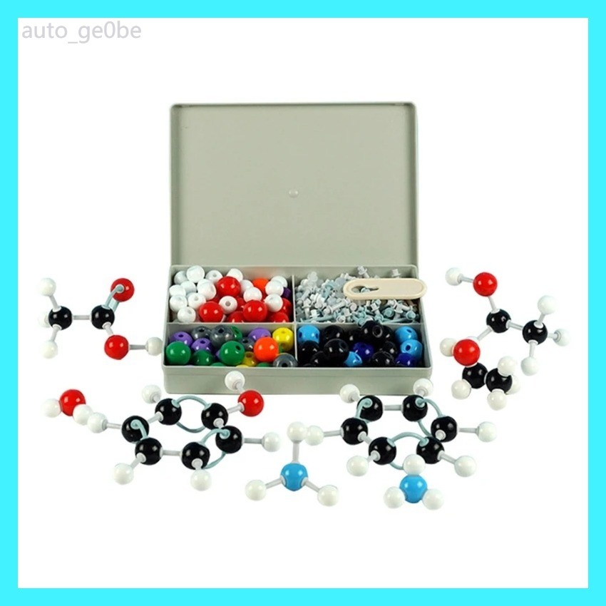 AA 240 ชิ้นเคมีอินทรีย์รุ่นโมเลกุลรุ่นรวม 86 อะตอม 153 พันธบัตรเคมีชุดสำหรับนักเรียนครู L41E