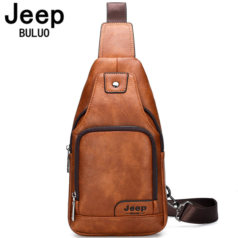 JEEP BULUO กระเป๋าสะพาย แฟชั่นลำลอง กระเป๋าสะพายสำหรับผู