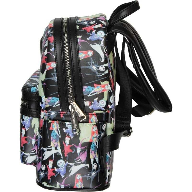 Loungefly B83 ฝันร้ายก่อนวันคริสต์มาส Tas Ransel MINI พิมพ์ตัว