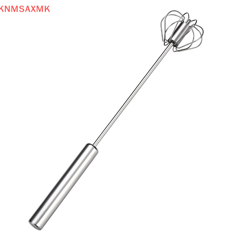 Zhechuibbb.th Kitchen Stainless Steel Whisk Hand Pressure Semi-automatic Egg Beater Mixer ราคาไม ่