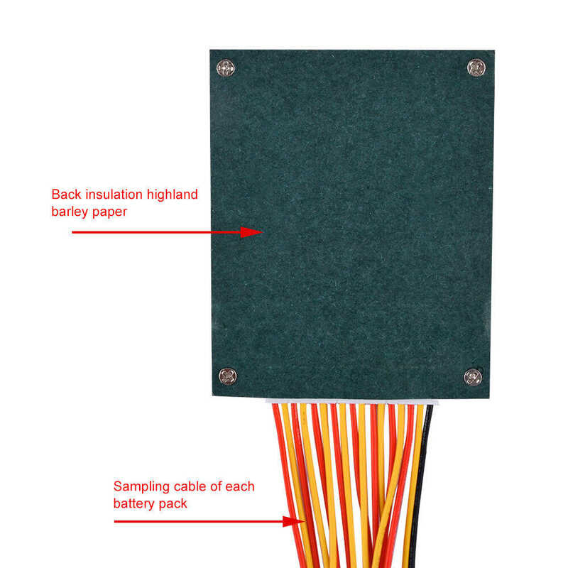 ❤ Pcbfun 16S 60V 50A BMS แบตเตอรี่ลิเธียมชาร์จคณะกรรมการป้อ