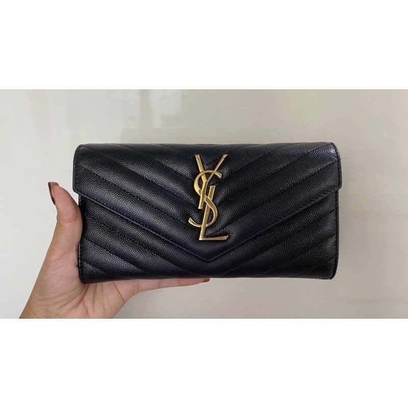 **ขายแล้ว** Ysl  long wallet แท้